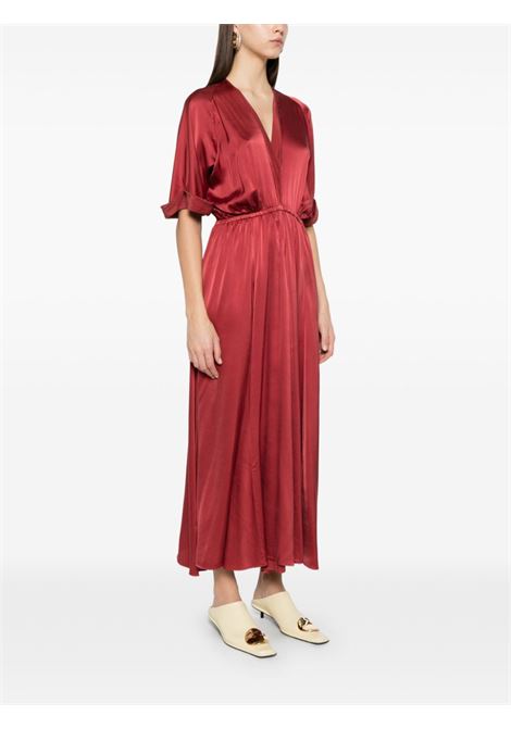Clay red silk maxi dress Forte Forte - women FORTE FORTE | 135843083
